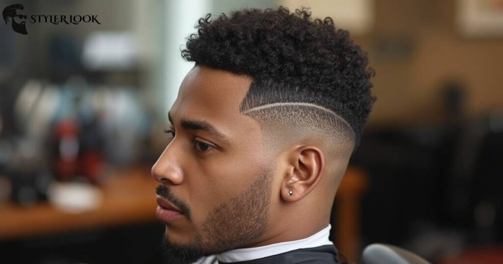 Low Taper Fade Curly Hair Edgar