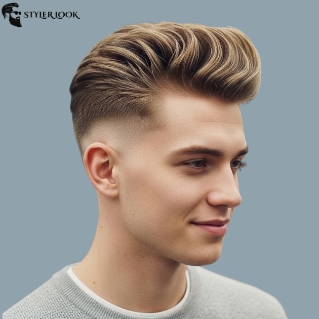 Low Taper Fade Fluffy Hair Modern Trend