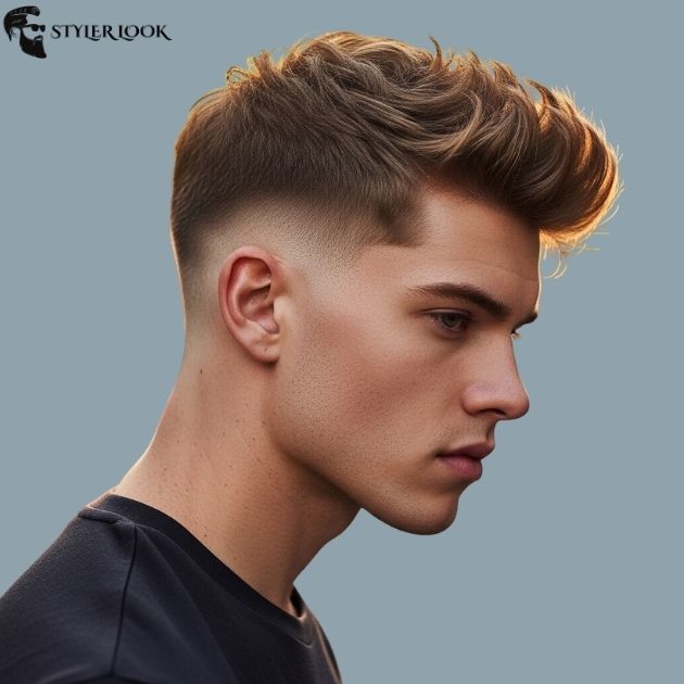 Low Taper Fade Fluffy Hair Short