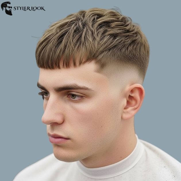 Low Taper Fade French Crop Hair Textured