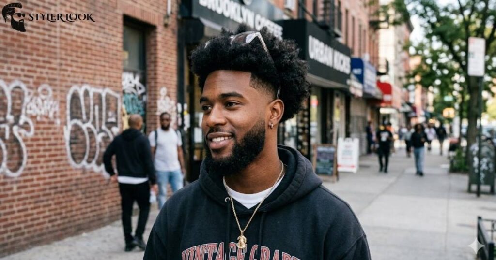 Low Taper Fade Trendy Afro