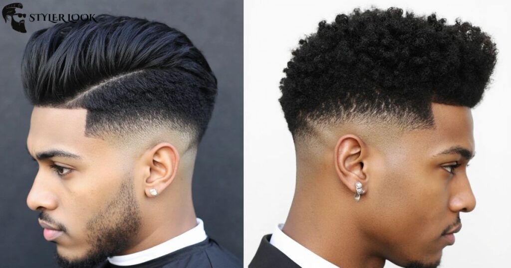 Low Taper Fade Trendy Afro