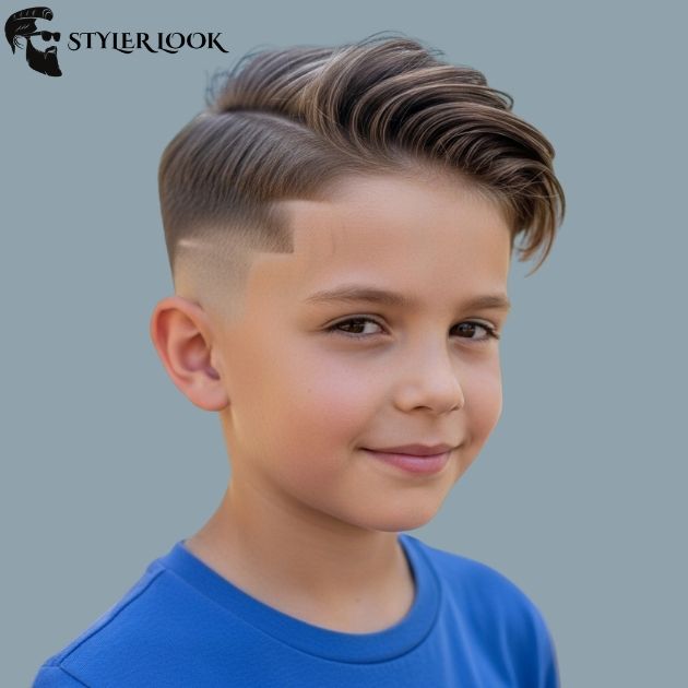 Low Taper Fade with Long Top