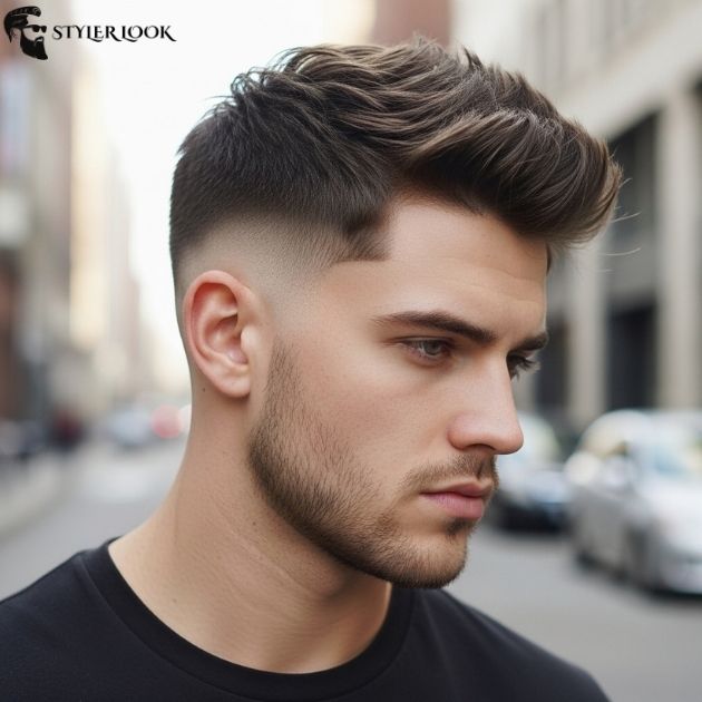 Low Taper Fade with Textured Crop Short