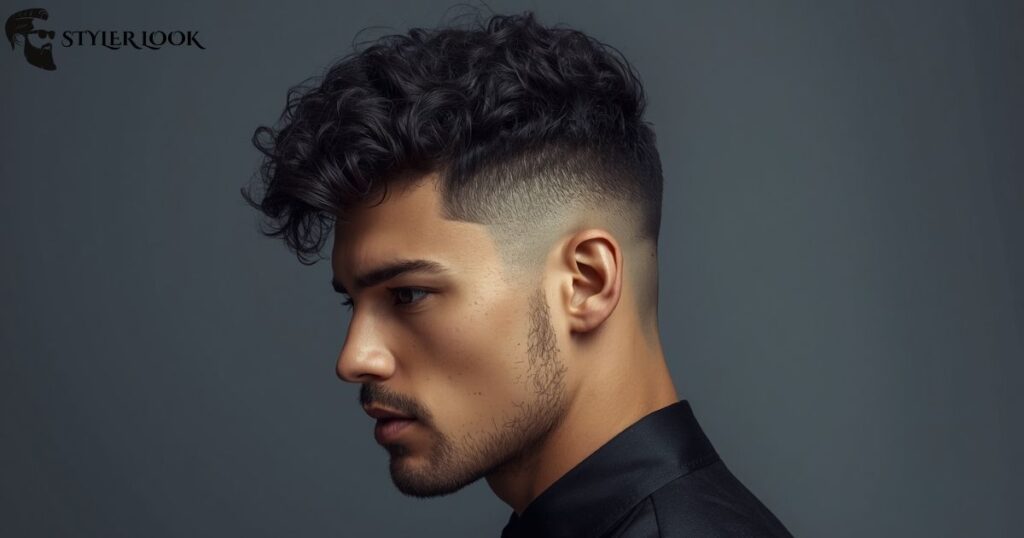 Low Taper Thick Curly Hair