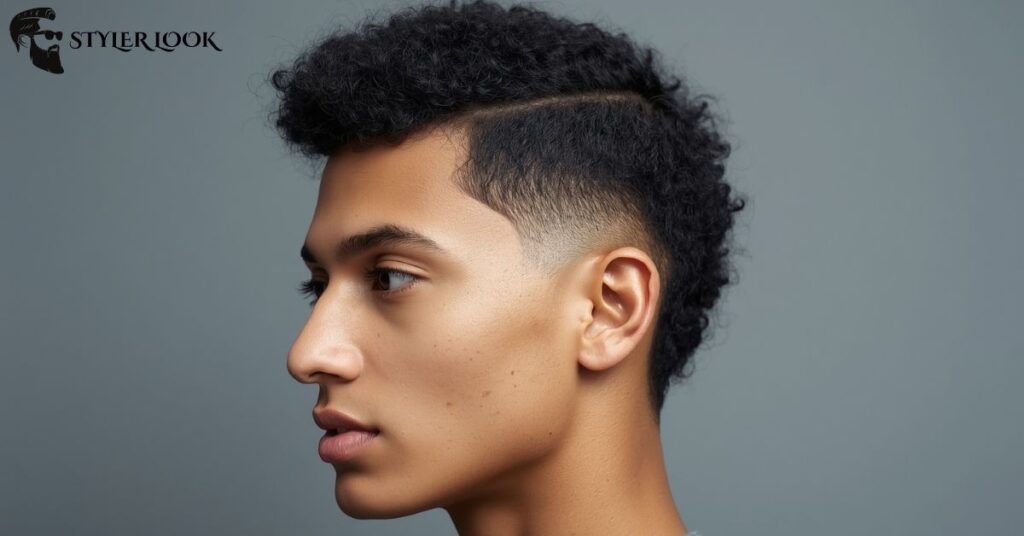 Low Taper Thin Curly Hair