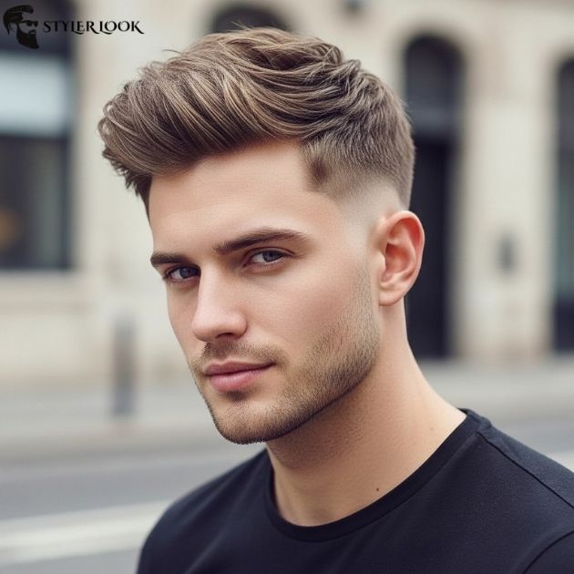 Modern Textured Crop with Low Taper Fade