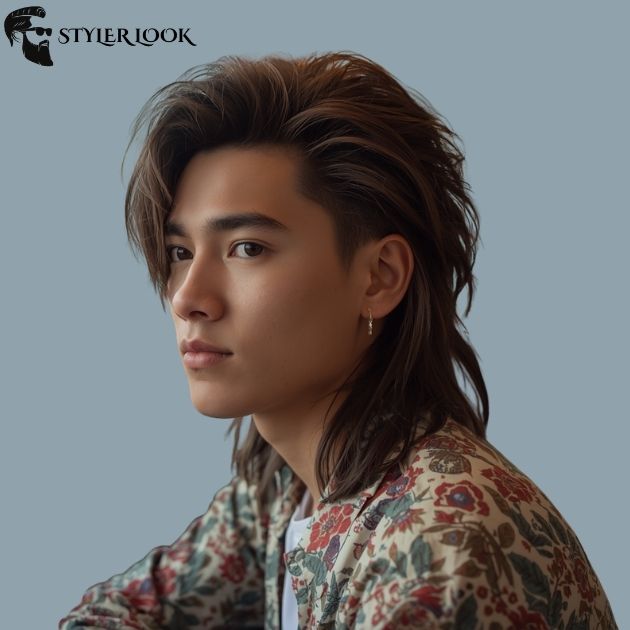 Mullet Straight Hair Style