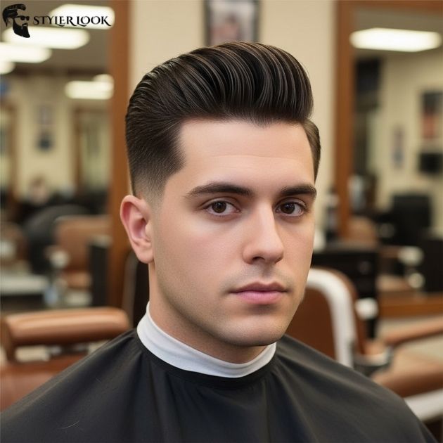 Pompadour Hair Cut