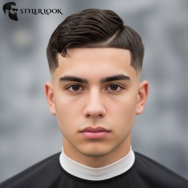 Short Low Taper Middle Hair Cut