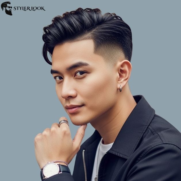 Taper Fade Asian Stylish Look