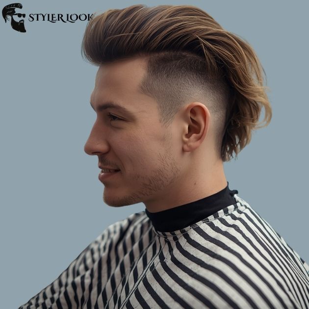 Taper Fade Mullet Textured Style