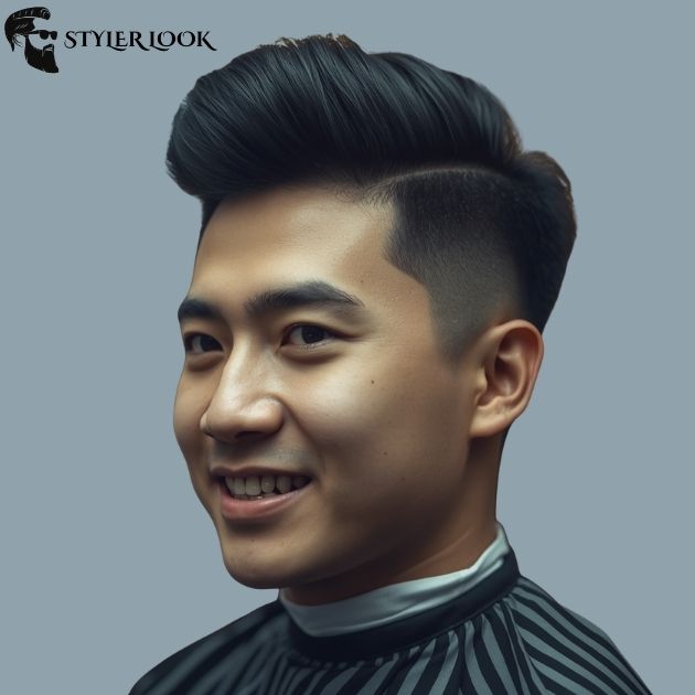 Taper Fade Mullet Thick Hair Style