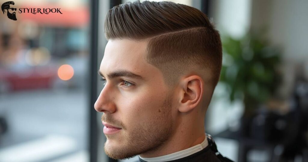 Taper Fade Textured Fringe