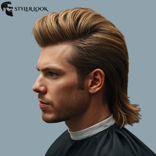 Textured Top taper mullet Style