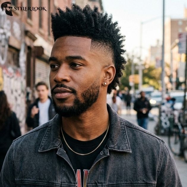 Burst Fade Mohawk