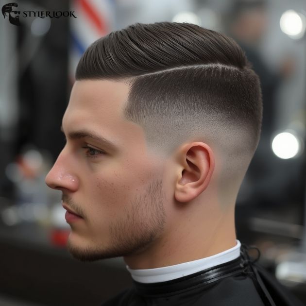 Buzz Cut Edgar Burst Fade