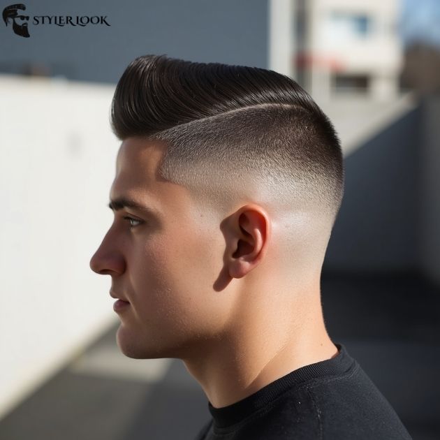 High Burst Fade Buzz Cut