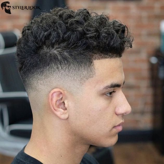 High Burst Fade Haircut