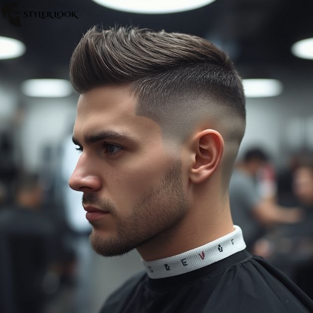 Induction Burst Fade Buzz Cut
