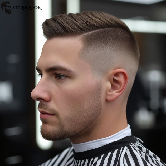 Low Burst Fade Buzz Cut