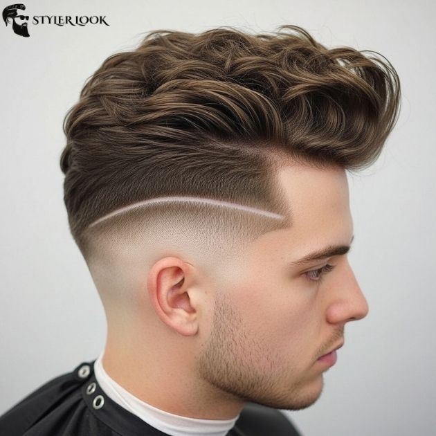 Low Taper Fade Blowout Haircut Curly