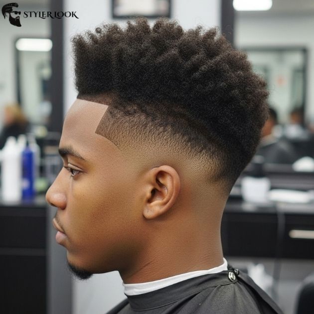 Low Taper Fade Blowout in the Back