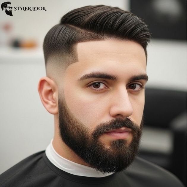 Low Taper with Beard Fade