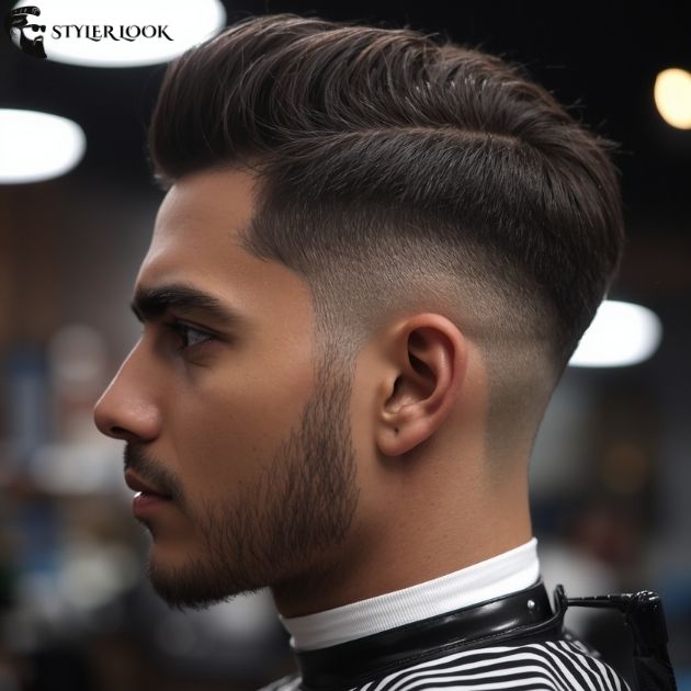 Modern Quiff with Low Taper Fade