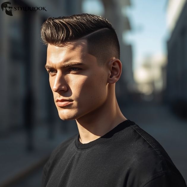 Shadow Burst Fade Buzz Cut