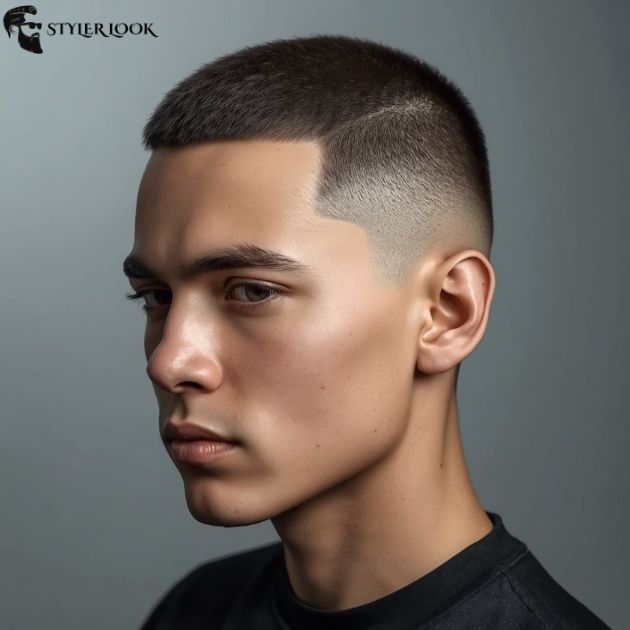 Skin Burst Fade Buzz Cut