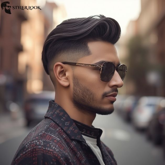 Stylish Taper Fade Quiff Haircut