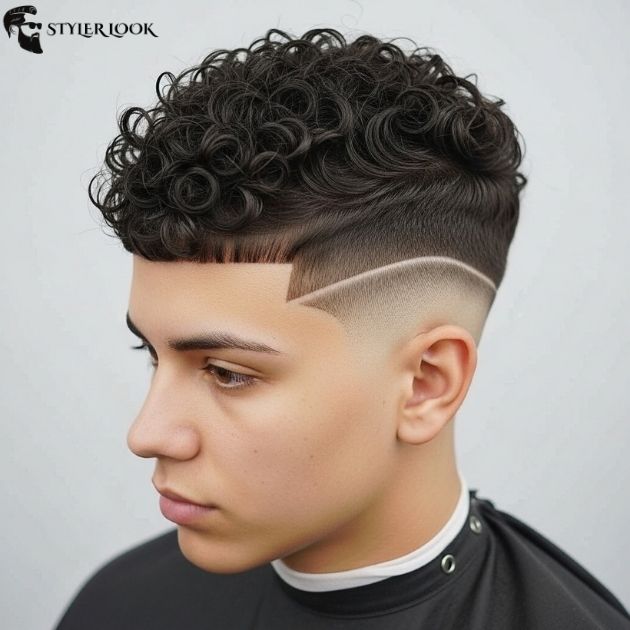 Taper Fade Edgar Curly