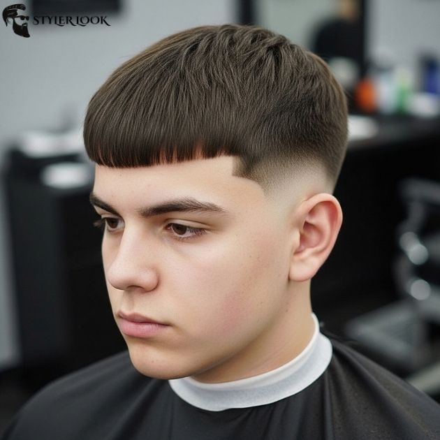 Taper Fade Edgar Straight Hair