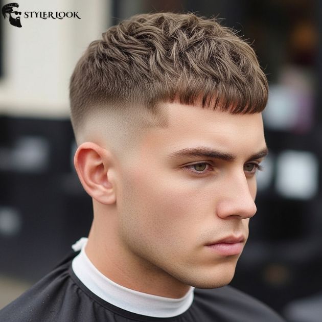 Taper Fade Short Hair French Crop