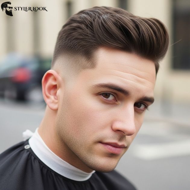 Taper Fade Short Hair Mini Quiff