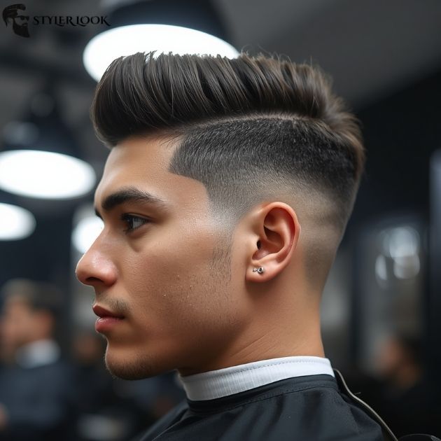Trendy Low Taper Fade Quiff