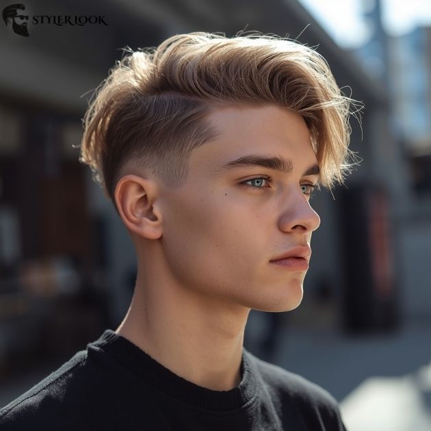 Trendy Low Taper Fade Wavy Hair