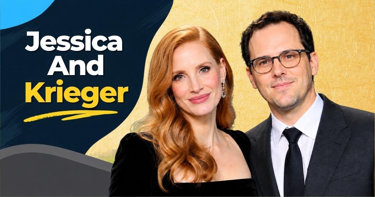 Jessica Chastain and Mike Krieger